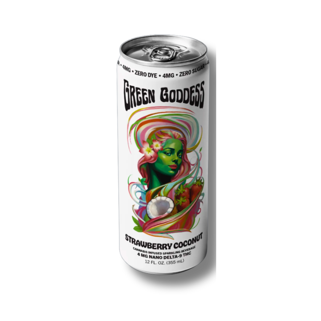 Green Goddess | Zero Sugar | 4mg | Nano Delta - 9 / Strawberry Coconut